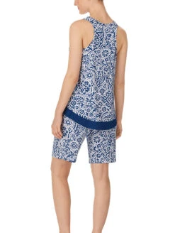 Ellen Tracy Sleeveless PJ Set -Elomi Underwear Shop EllenTracyPJSetWBermudaShortsN8525599Back
