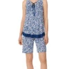 Ellen Tracy Sleeveless PJ Set -Elomi Underwear Shop EllenTracyPJSetWBermudaShortsN8525599Front