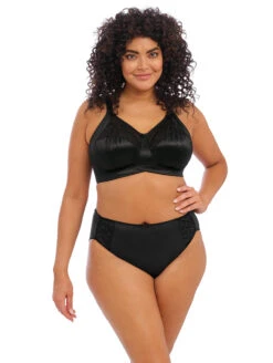 Elomi Cate Softcup Bra -Elomi Underwear Shop ElomiCateNonwireBlackEL4033Set