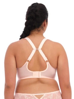 Elomi Charley Lace Plunge Bra -Elomi Underwear Shop ElomiCharleyLacePlungeBraBalletPinkEL4380BackAlt