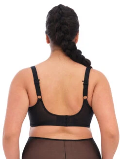 Elomi Matilda Plunge Bra -Elomi Underwear Shop ElomiMatildaBlackStarEL8900BraBack