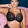 Elomi Matilda Plunge Bra -Elomi Underwear Shop ElomiMatildaPlungeBraBlackEL8900NewLifestyle