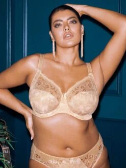 Elomi Morgan Bra -Elomi Underwear Shop ElomiMorganBraToastedAlmondEL4110NewLifestyle