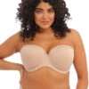 Elomi Strapless Bra -Elomi Underwear Shop ElomiStraplessSaharaEL4300Front