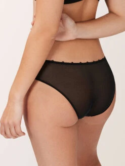 Empreinte Agathe Brief 7 Empreinte Agathe Brief -Elomi Underwear Shop EmpreinteAgatheBrief03204BlackNoirBack