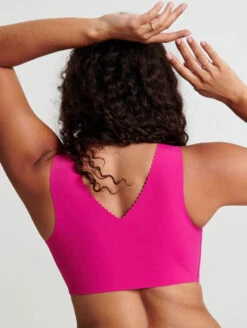 Evelyn & Bobbie The Evelyn Bra -Elomi Underwear Shop EvelynandBobbieTheEvelynBraPinkFuchsiaBack