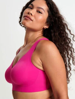 Evelyn & Bobbie The Evelyn Bra -Elomi Underwear Shop EvelynandBobbieTheEvelynBraPinkFuchsiaSide