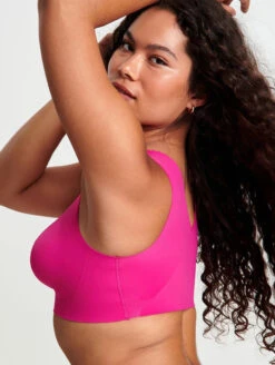 Evelyn & Bobbie The Evelyn Bra -Elomi Underwear Shop EvelynandBobbieTheEvelynBraPinkFuchsiaSideAlt