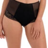 Fantasie Ann-Marie High Waist Brief -Elomi Underwear Shop FantasieAnn MarieHighBriefFL100652BlackFront2