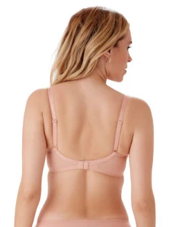 Gossard Glossies Lotus Sheer Bra -Elomi Underwear Shop GossardGlossiesLotusSheerMouldedBra19001CafeCremeBack