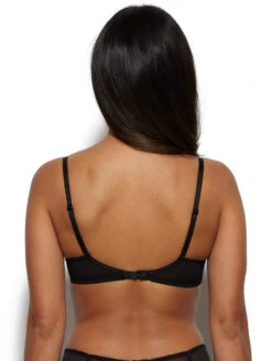 Gossard Superboost Lace Plunge Bra -Elomi Underwear Shop GossardSuperboostLacePlungeBraBlack7711Back