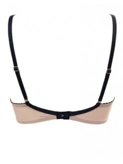 Gossard VIP Henna Plunge Bra -Elomi Underwear Shop GossardVIPHennaPlungeBra18501Black NudeBack