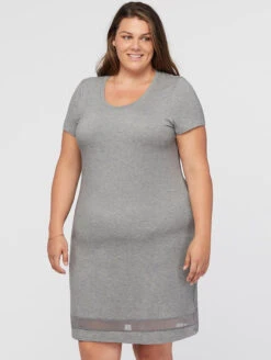 Lusomé Gabriela Nightshirt -Elomi Underwear Shop LF17 169 XGabrielaNightshirtLightShadowFrontPlus