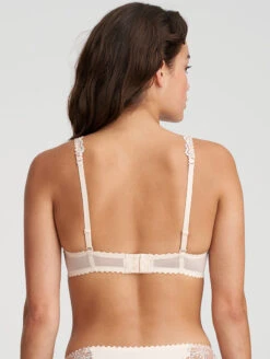 Marie Jo Jane Padded Heart Shape Bra -Elomi Underwear Shop MarieJoJaneHeartShapedBraPalePeach0101336Back
