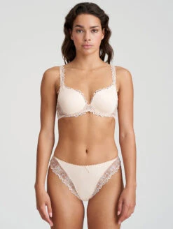 Marie Jo Jane Padded Heart Shape Bra -Elomi Underwear Shop MarieJoJaneHeartShapedBraPalePeach0101336Set