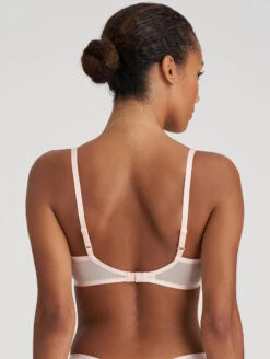 Marie Jo Leda Padded Plunge Bra -Elomi Underwear Shop MarieJoLedaPaddedPlungeBraGlossPink0102526Back