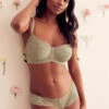 Montelle Flirt Demi Lace Bra -Elomi Underwear Shop MontelleFlirtDemiBra9312Brazilian9001SageEditorial