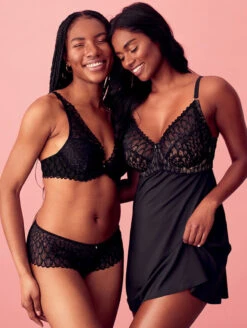 Montelle Lacy Essentials Mystique High Apex Bra -Elomi Underwear Shop MontelleLacyEssentialsBabydoll9306Fashion