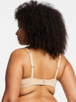 Montelle Pure T-shirt Bra 9 Montelle Pure T-shirt Bra -Elomi Underwear Shop MontellePureSeamlessSand9310BackPlus