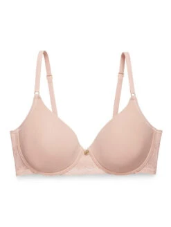 Natori Bliss Perfection Bra -Elomi Underwear Shop NatoriBlissSeamlessRoseBeige721154Front2