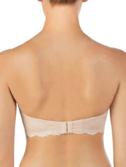 On Gossamer Basic Strapless Bra -Elomi Underwear Shop OnGossamerBasicStraplessBraChampagneG3162Back