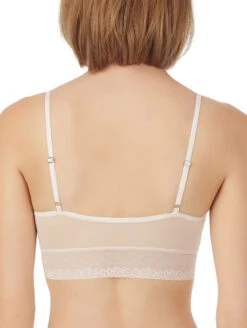 On Gossamer Triangle Bralette 6 On Gossamer Triangle Bralette -Elomi Underwear Shop OnGossamerTriangleBraletteMauveChalkG5311Back