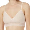 On Gossamer Triangle Bralette -Elomi Underwear Shop OnGossamerTriangleBraletteMauveChalkG5311Front