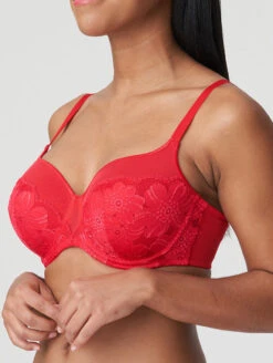 PrimaDonna Twist Geneve Padded UW Bra -Elomi Underwear Shop PDTwistGeneveLipstick0242070Side