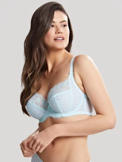 Panache Envy Bra -Elomi Underwear Shop PanacheEnvyBraIceBlue7285Side