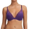 Passionata Brooklyn Plunge Bra -Elomi Underwear Shop PassionataBrooklynPlungeBra5701PansyFront