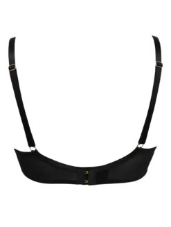 Pour Moi For Your Eyes Only Quarter Cup Bra -Elomi Underwear Shop PourMoiForYoursEyesOnlyQuarterCupBraBlack22800BackCutOut