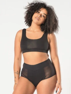 Revol Cares Freya Brief - Super Protection -Elomi Underwear Shop RevolCaresFreyaHighWaistBriefSuperProtectionFrontFashion