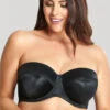 Sculptresse Dana Strapless Bra -Elomi Underwear Shop SculptresseDanaStraplessBraBlack9670Front