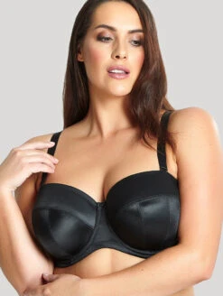 Sculptresse Dana Strapless Bra -Elomi Underwear Shop SculptresseDanaStraplessBraBlack9670FrontStraps