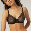Simone Perele Comete Full Cup Bra -Elomi Underwear Shop SimonePereleCometeBlack12S324Fashion