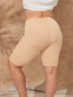 Thigh Society The Staple 9" Shorts -Elomi Underwear Shop ThighSocietyTheStaple9 BeigeTHSO STAPLEBack