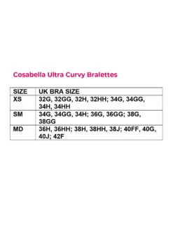 Cosabella Never Say Never Ultra Curvy Sweetie Bralette -Elomi Underwear Shop UltraCurvySizeChartCarousel 5db7a2d1 4bac 4ad4 96af c497e46e2f49