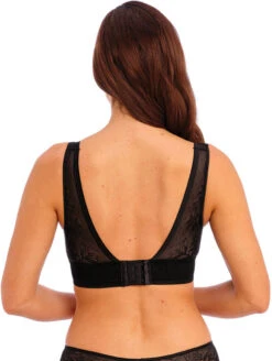 Wacoal Net Effect Bralette -Elomi Underwear Shop WacoalNetEffectBraletteBlack810340Back