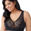 Wacoal Net Effect Bralette 1 Wacoal Net Effect Bralette -Elomi Underwear Shop WacoalNetEffectBraletteBlack810340FrontAlt