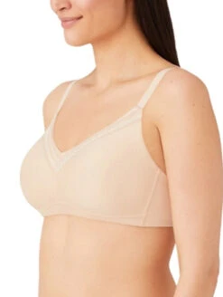 Wacoal Primer Wire Free Bra -Elomi Underwear Shop WacoalPrimerWirefreeSand852313Side