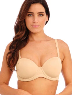 Wacoal Strapless Bra -Elomi Underwear Shop WacoalRedCarpetStraplessSand953117Front