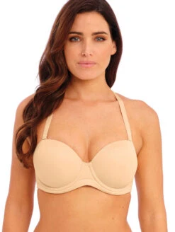 Wacoal Strapless Bra -Elomi Underwear Shop WacoalRedCarpetStraplessSand953117FrontAlt