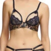 Dita Von Teese Madame X Bra -Elomi Underwear Shop madamexcheetahunderwirefront